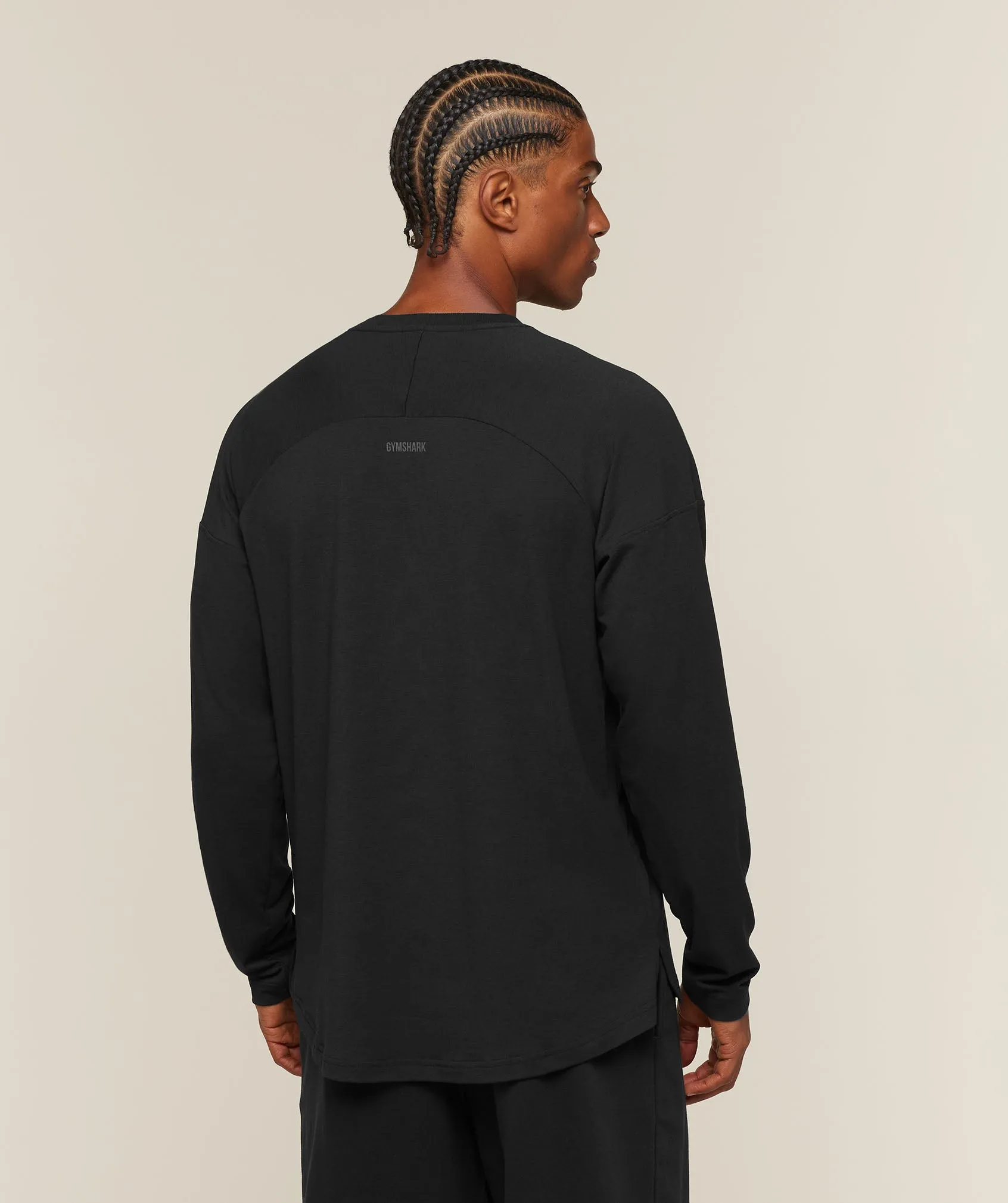 Gymshark GSLC Raglan Long Sleeve T-Shirt - Black sold by Gymshark product image thumbnail 2
