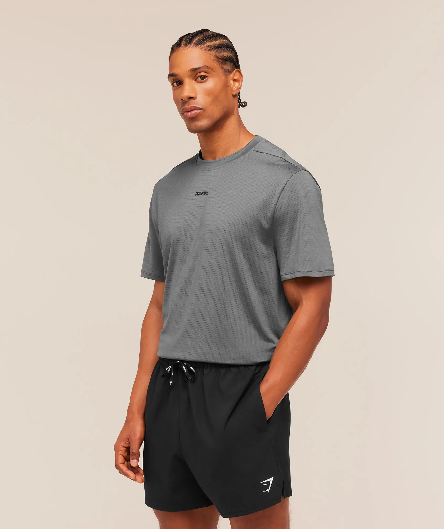 Gymshark Train T-Shirt - Dark Grey sold by Gymshark product image thumbnail 3