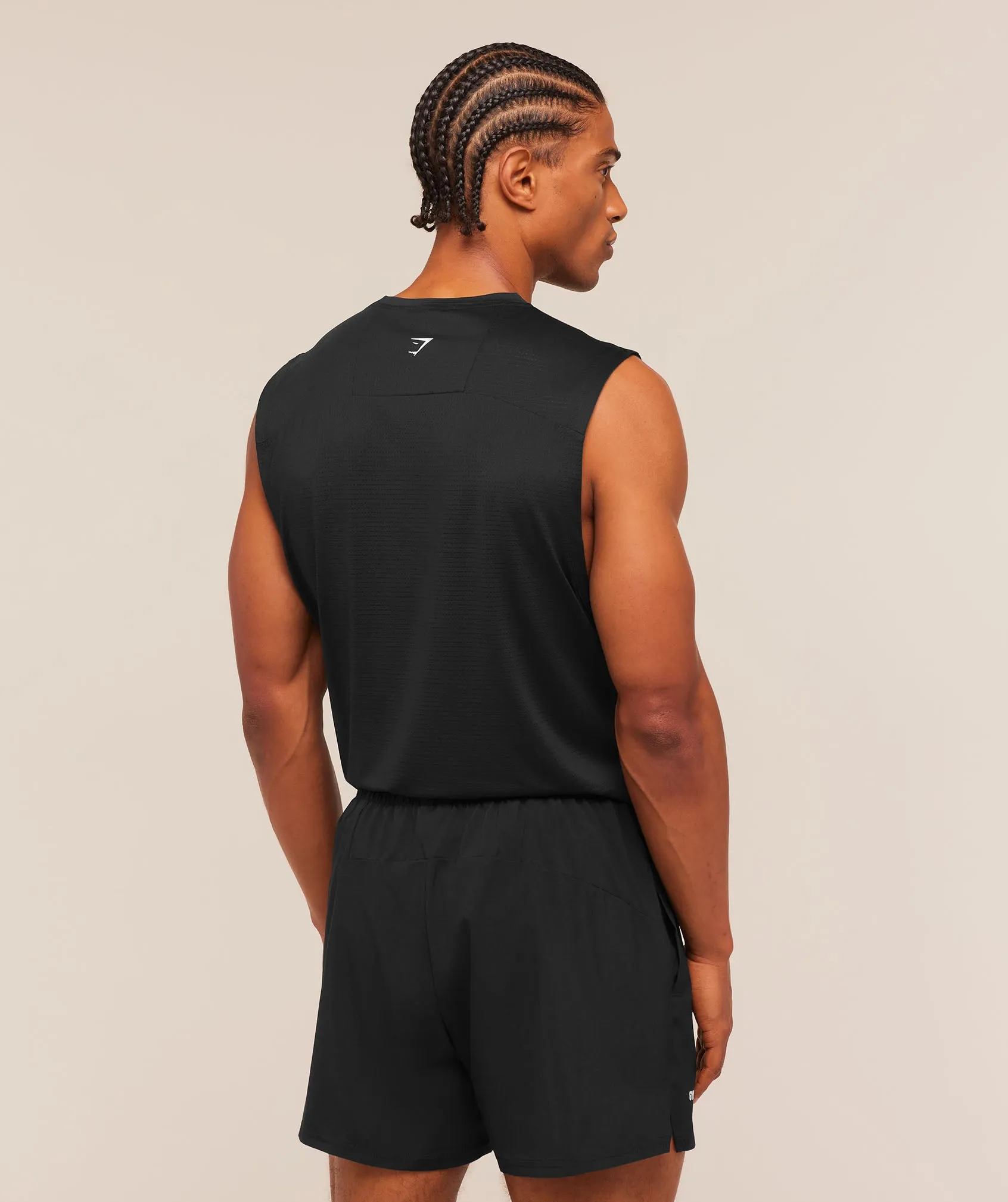 Gymshark Train Cut Off Tank - Black sold by Gymshark product image thumbnail 2
