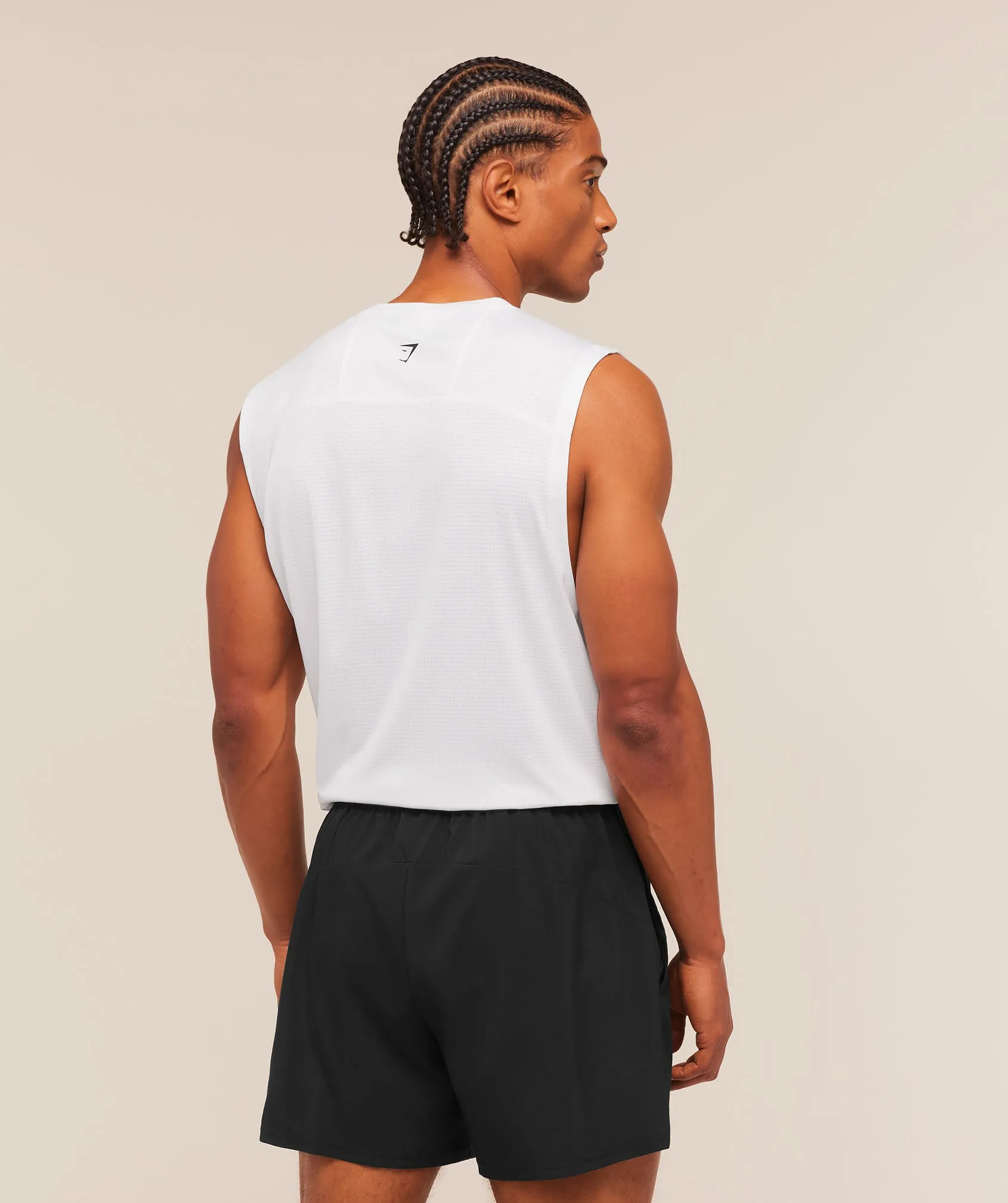 Gymshark Train Cut Off Tank - White sold by Gymshark product image thumbnail 2