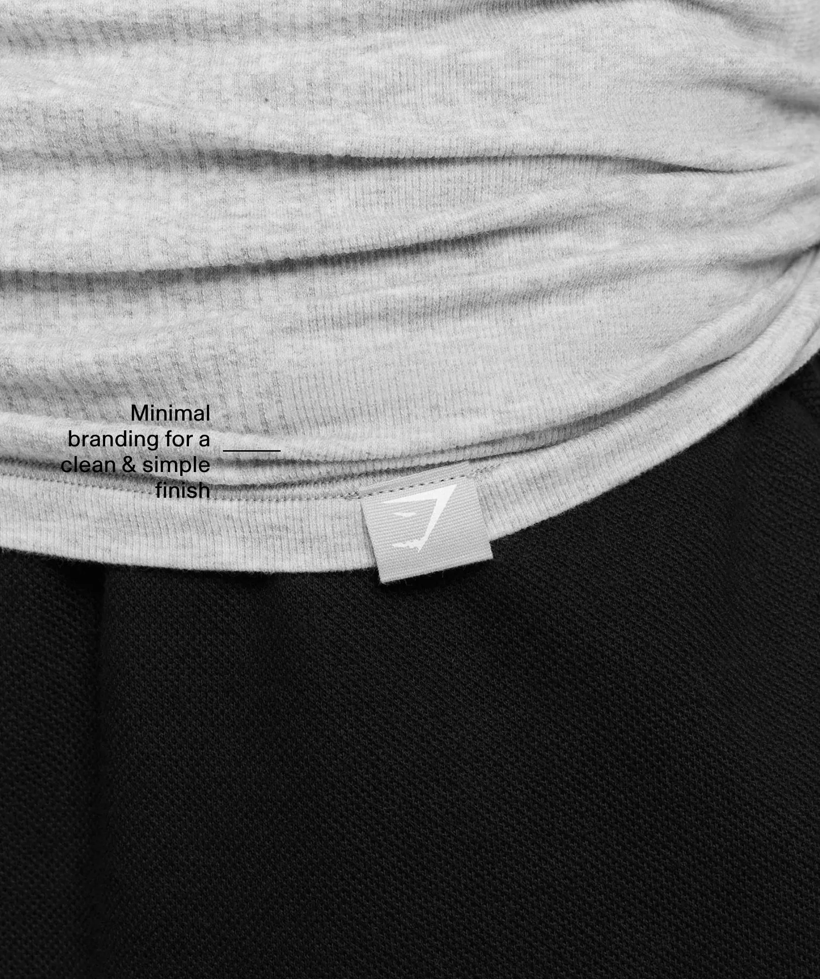 Gymshark Cotton Seamless T-Shirt - Soft Grey Marl sold by Gymshark product image thumbnail 5