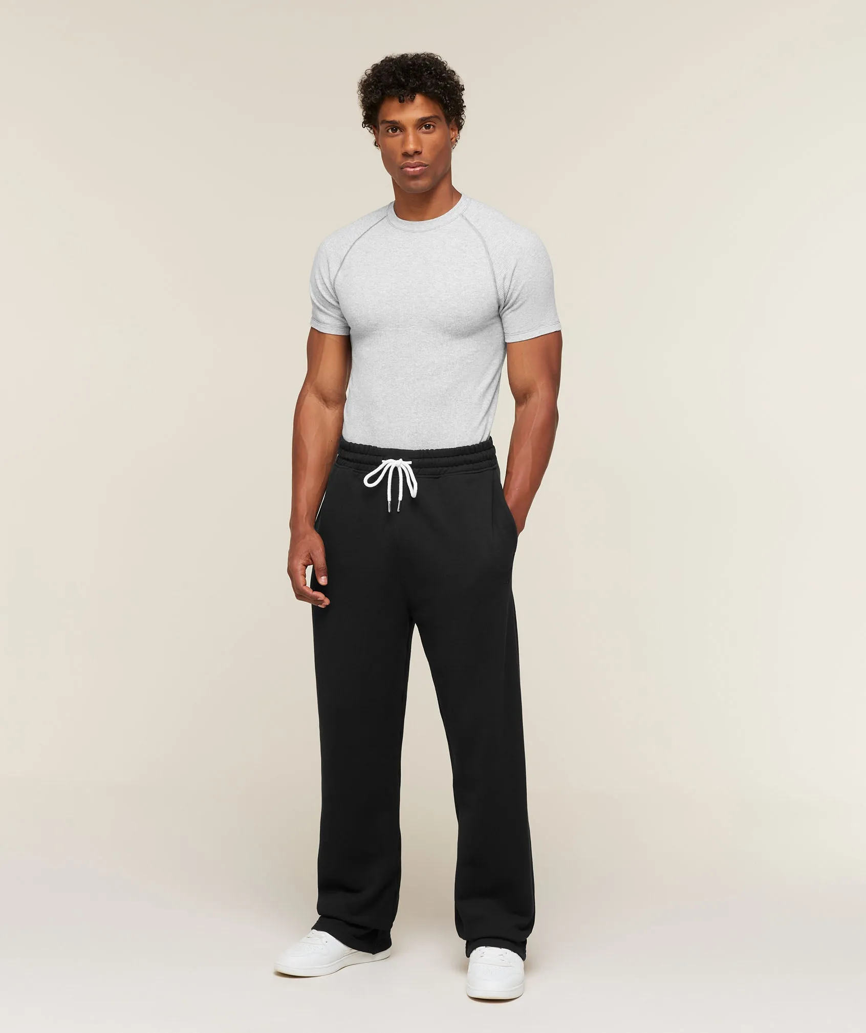 Gymshark Cotton Seamless T-Shirt - Soft Grey Marl sold by Gymshark product image thumbnail 4