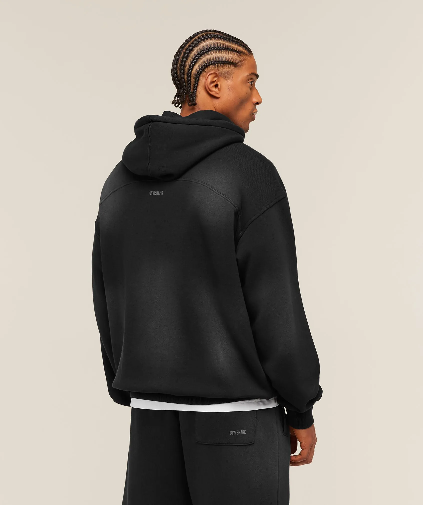 Gymshark GSLC Hoodie - Black/Wash sold by Gymshark product image thumbnail 2