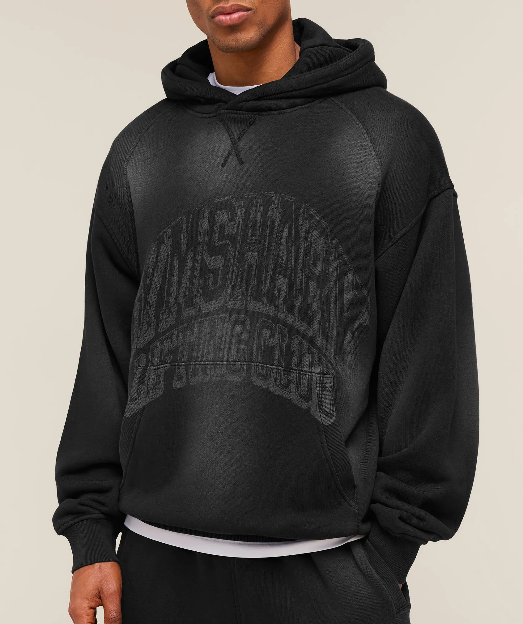 Gymshark GSLC Hoodie - Black/Wash sold by Gymshark product image thumbnail 4