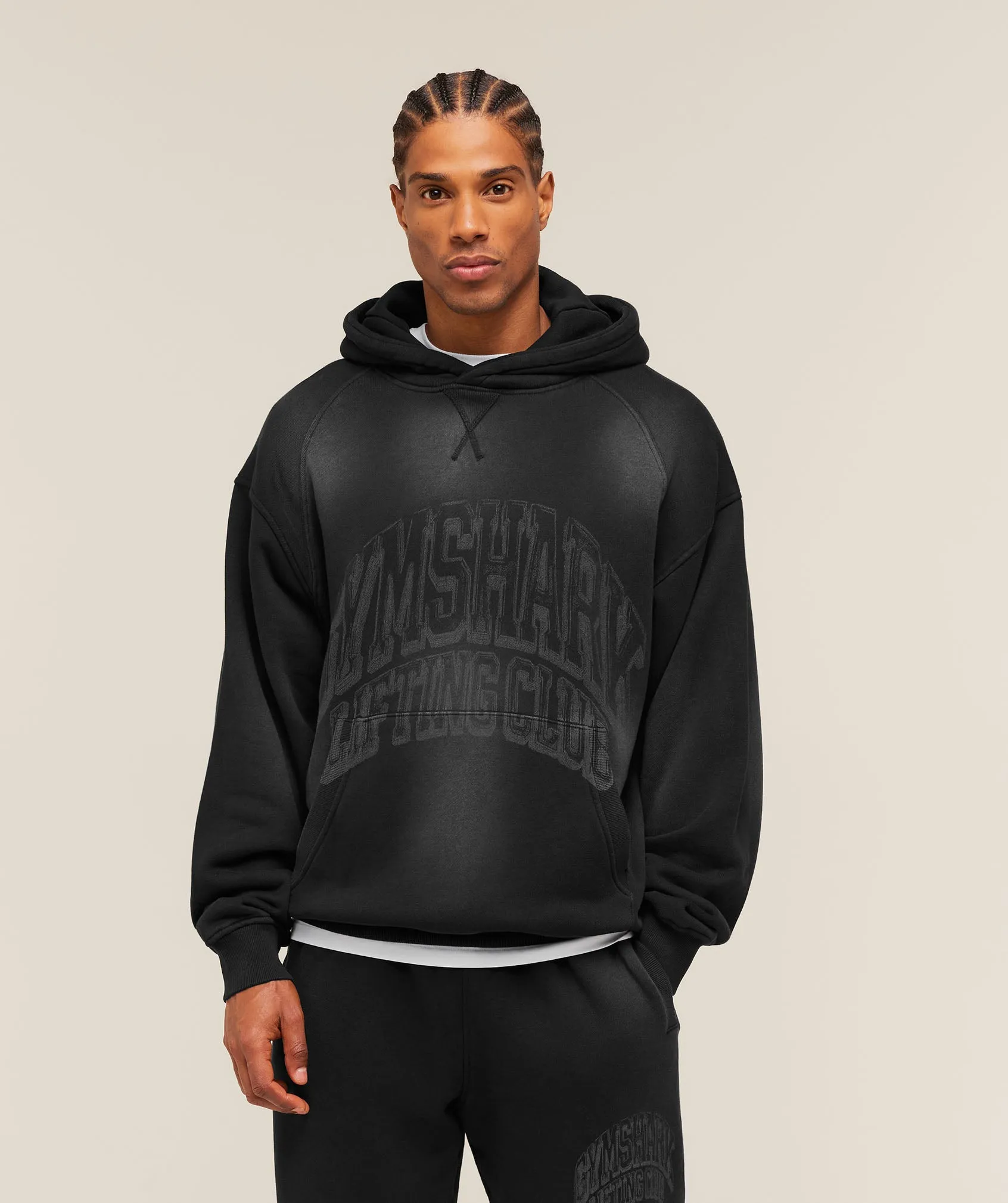 Gymshark GSLC Hoodie - Black/Wash sold by Gymshark