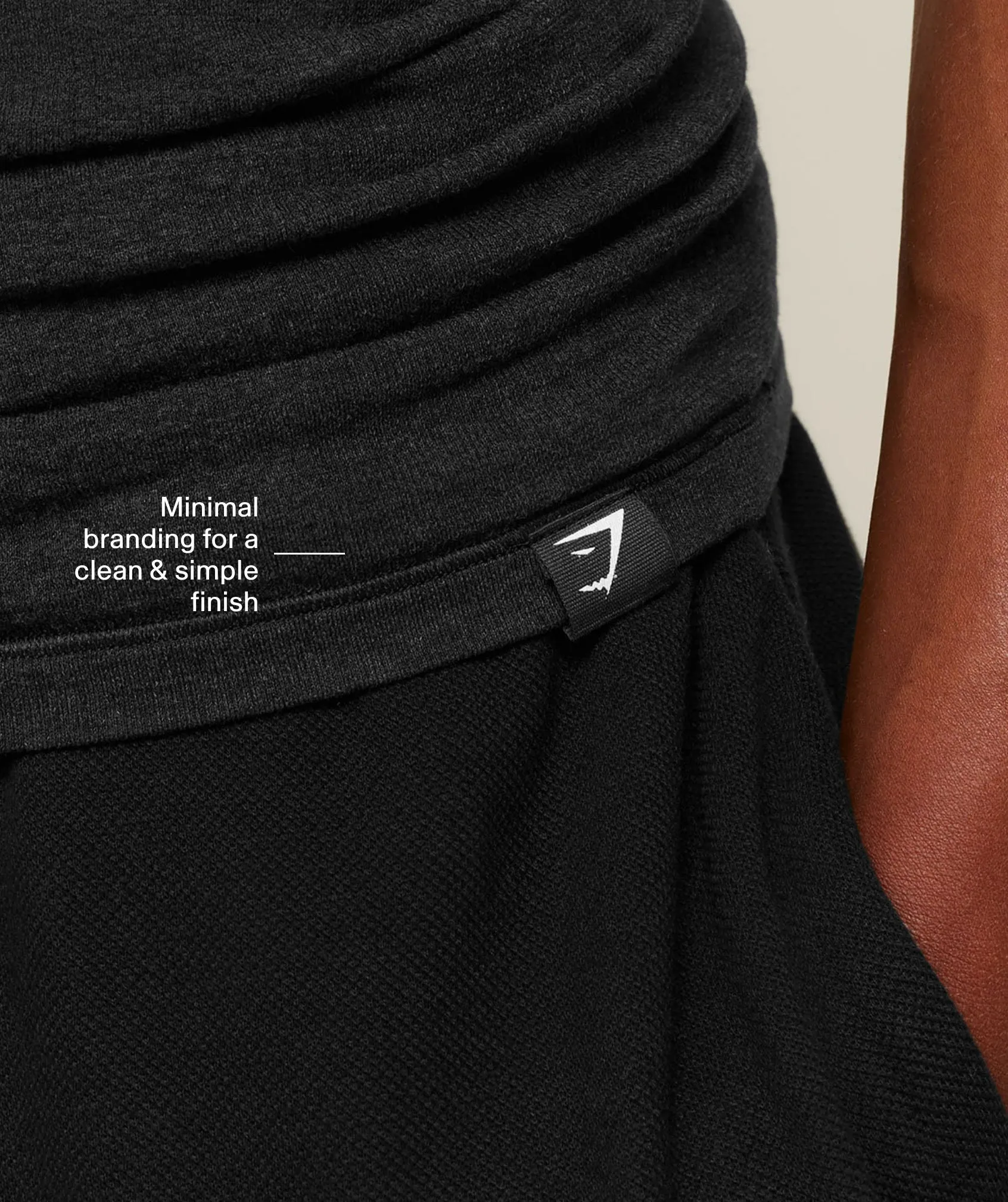 Gymshark Cotton Seamless T-Shirt - Black Marl sold by Gymshark product image thumbnail 5