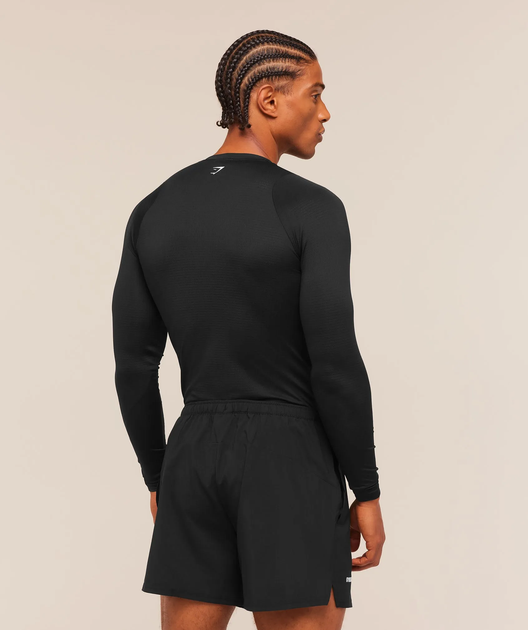Gymshark Train Long Sleeve T-Shirt - Black sold by Gymshark product image thumbnail 2