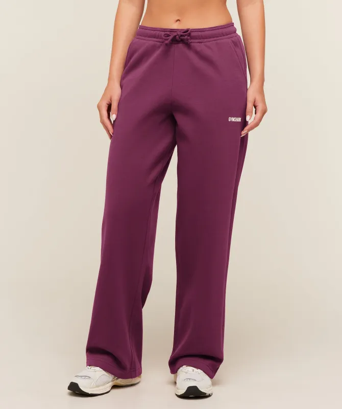 Gymshark Cosy Luxe Straight Leg Regular Joggers - Strength Pink made by Gymshark