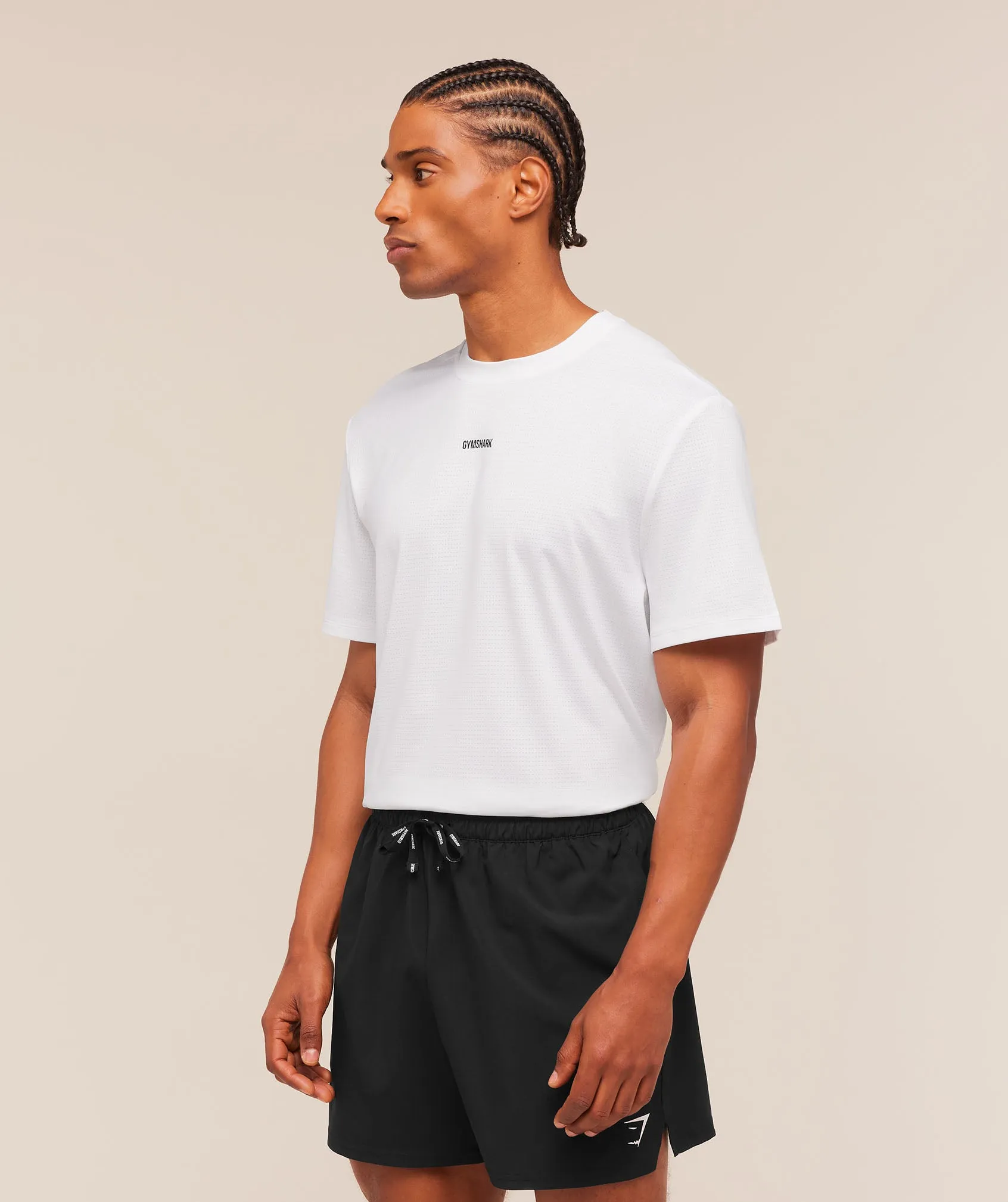 Gymshark Train T-Shirt - White sold by Gymshark product image thumbnail 4