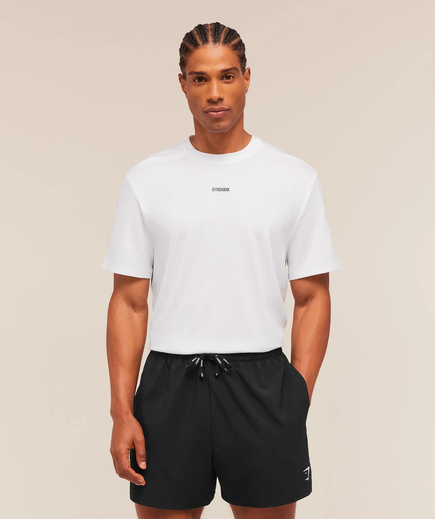 Gymshark Train T-Shirt - White sold by Gymshark product image thumbnail 3