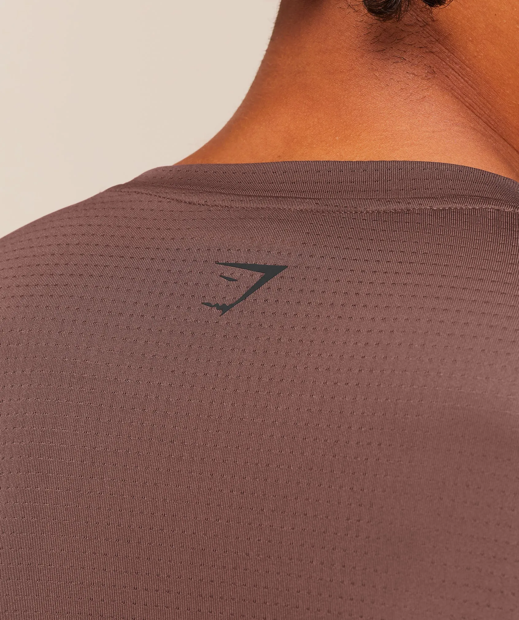 Gymshark Train Long Sleeve T-Shirt - Espresso Brown sold by Gymshark product image thumbnail 5