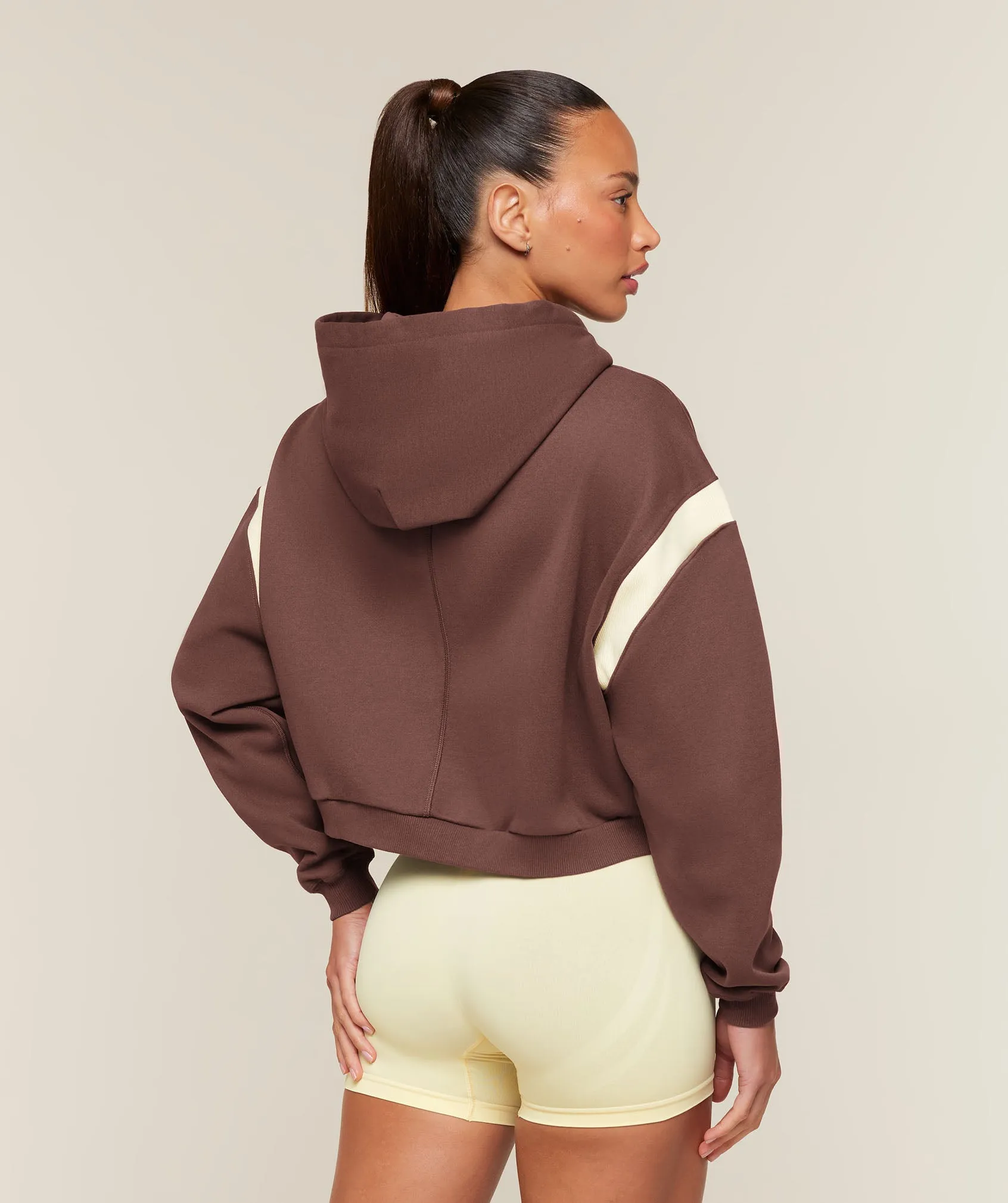 Gymshark Cosy Luxe Campus Full Zip Hoodie - Espresso Brown sold by Gymshark product image thumbnail 2
