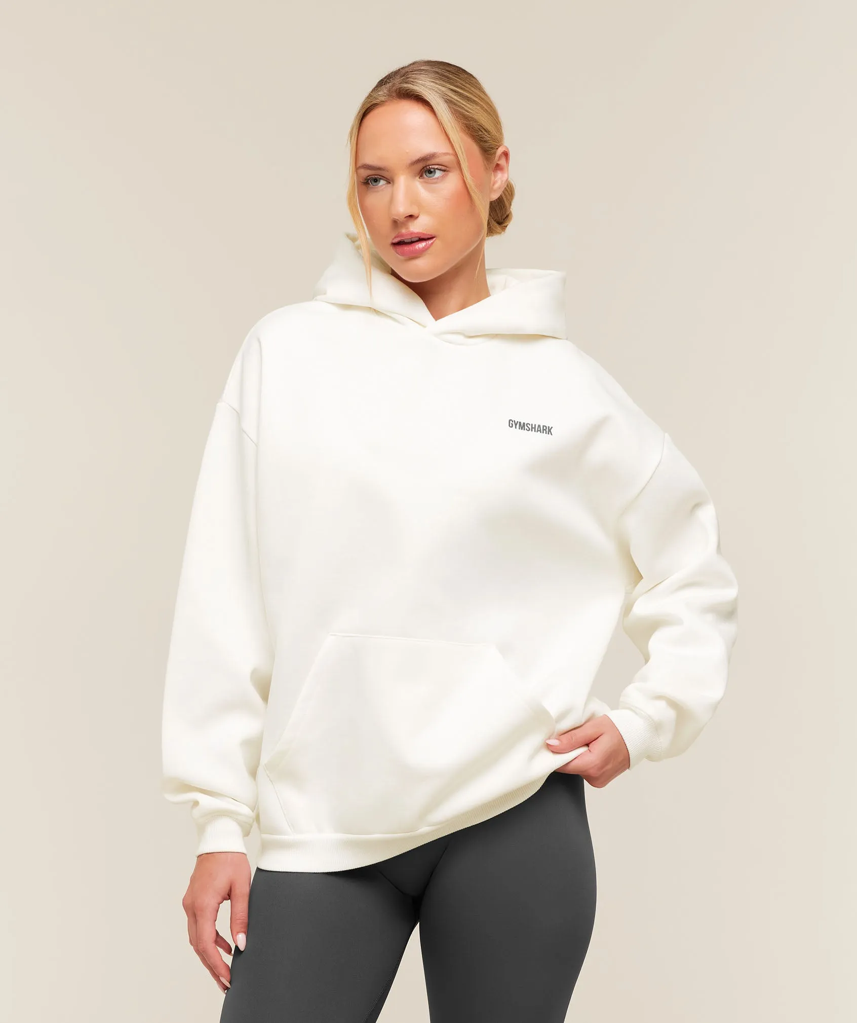 Gymshark Cosy Luxe Hoodie - Soft White sold by Gymshark