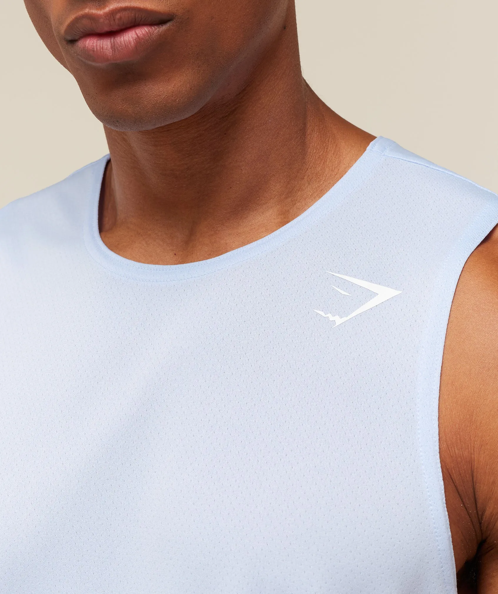 Gymshark Arrival Tank - Tranquil Blue sold by Gymshark product image thumbnail 5