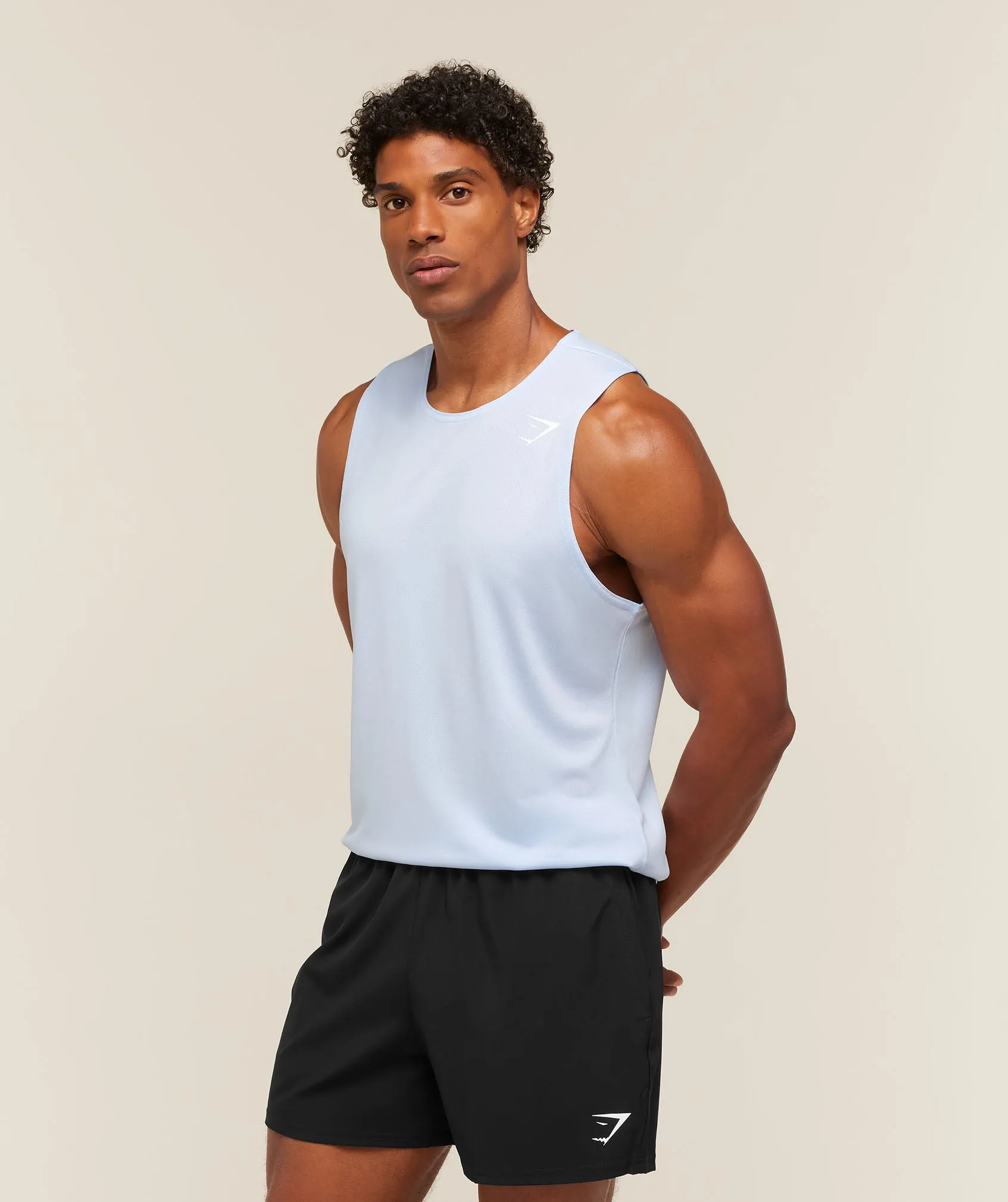 Gymshark Arrival Tank - Tranquil Blue sold by Gymshark product image thumbnail 4