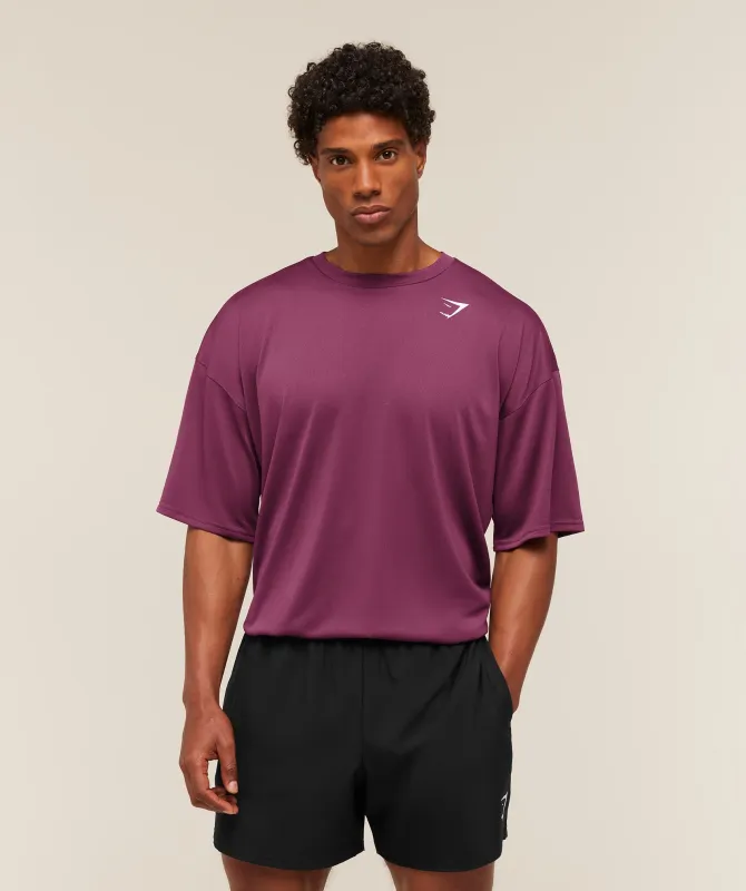Gymshark Arrival Oversized T-Shirt - Strength Pink made by Gymshark