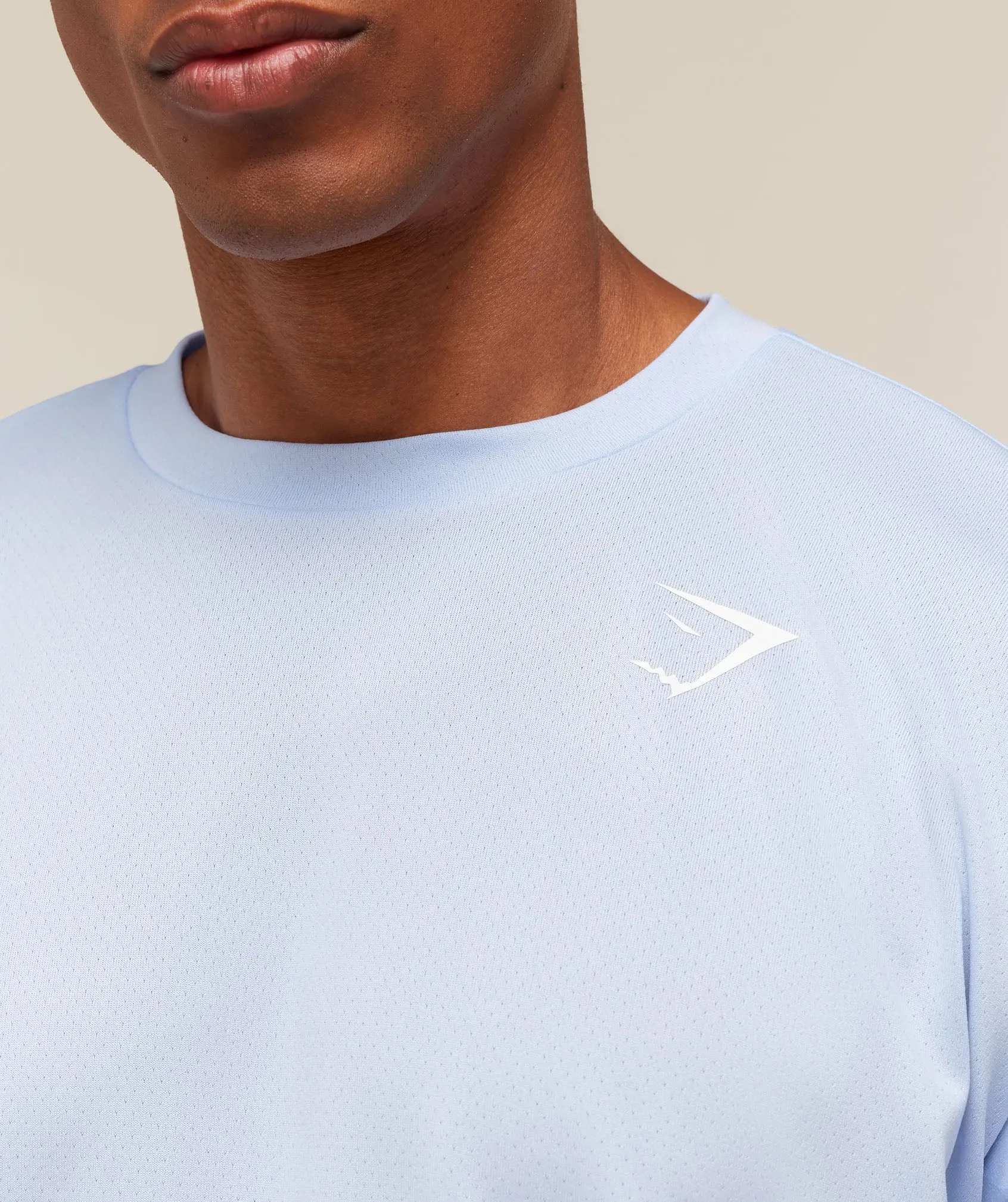 Gymshark Arrival Oversized Long Sleeve T-Shirt - Tranquil Blue sold by Gymshark product image thumbnail 5