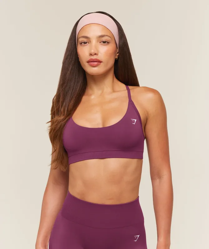 Gymshark Everyday Seamless Racerback Sports Bra - Strength Pink made by Gymshark