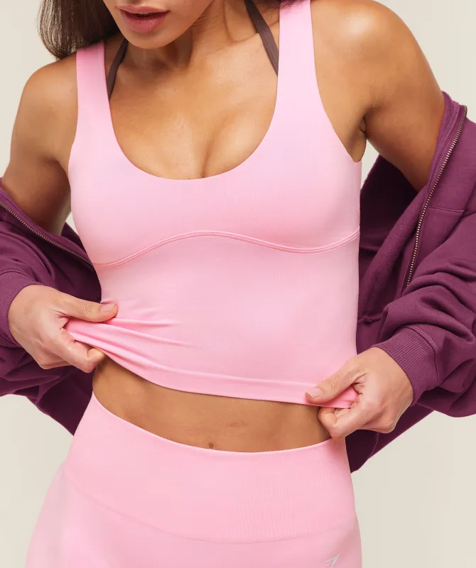 Gymshark Everyday Seamless Shelf Tank - Poise Pink made by Gymshark