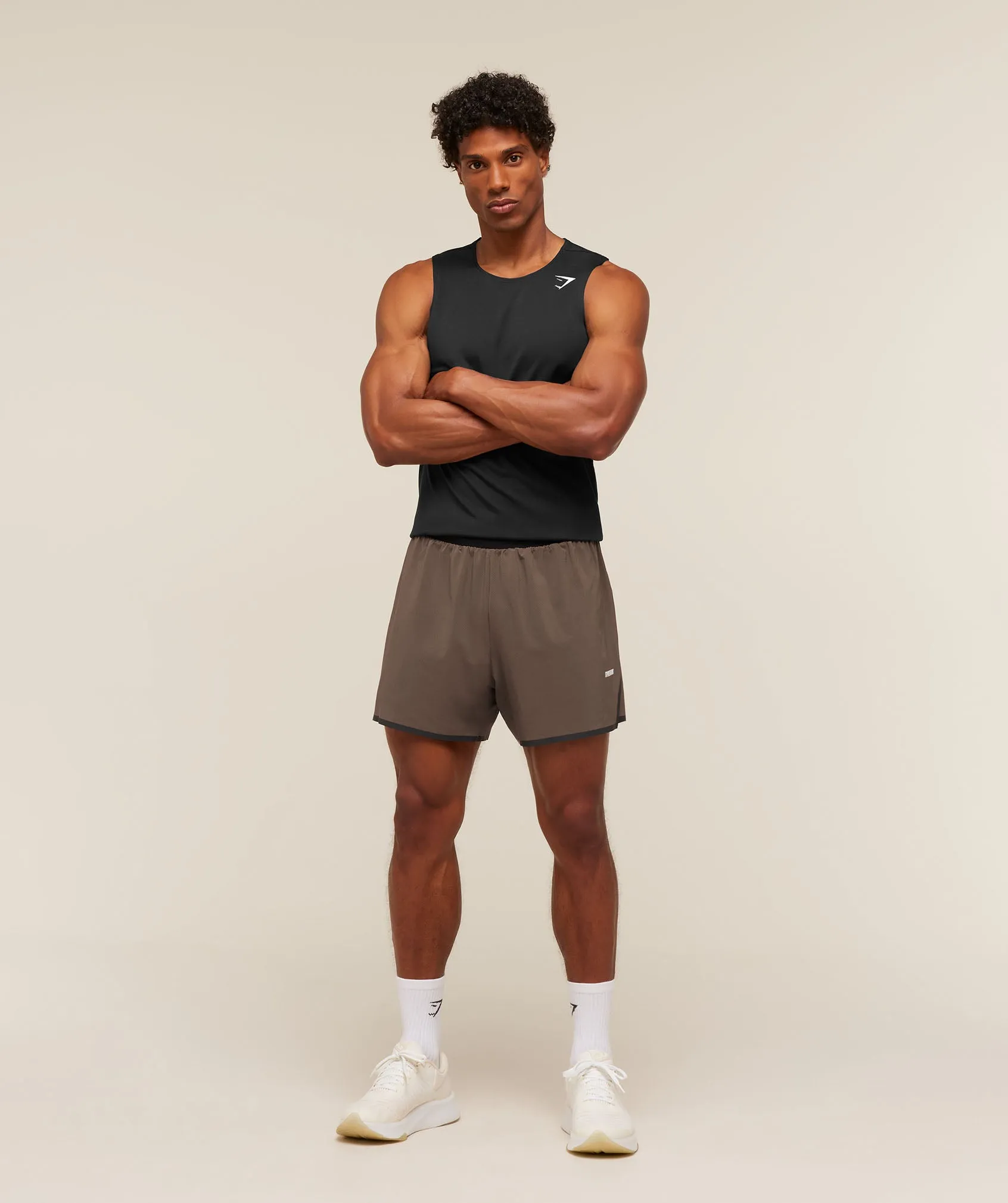 Gymshark Hybrid Shorts - Soft Brown sold by Gymshark product image thumbnail 4