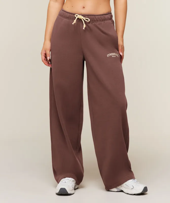 Gymshark Cosy Luxe Campus Pants Short - Espresso Brown made by Gymshark