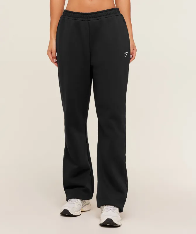 Gymshark Training Fleece Straight Leg Tall Sweatpants - Black made by Gymshark