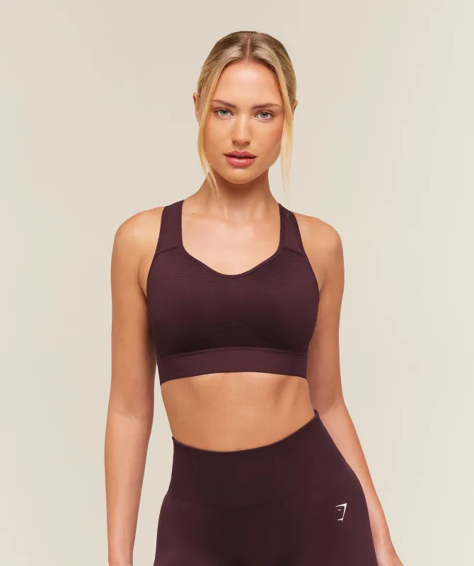 Gymshark Lightweight High Support Sports Bra - Cherry Purple made by Gymshark