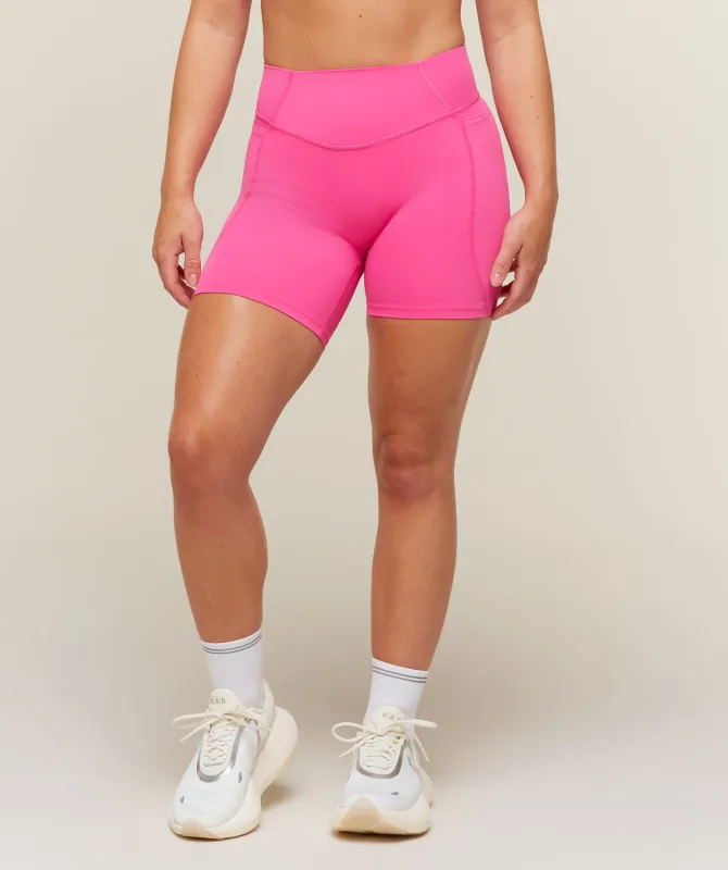 Gymshark Running Pocket Shorts - Energy Pink made by Gymshark
