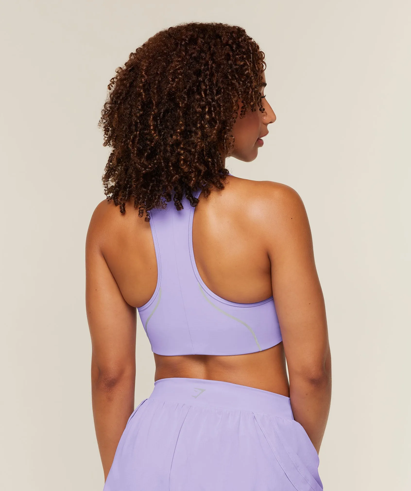 Gymshark Running Sports Bra - Pace Purple sold by Gymshark product image thumbnail 2