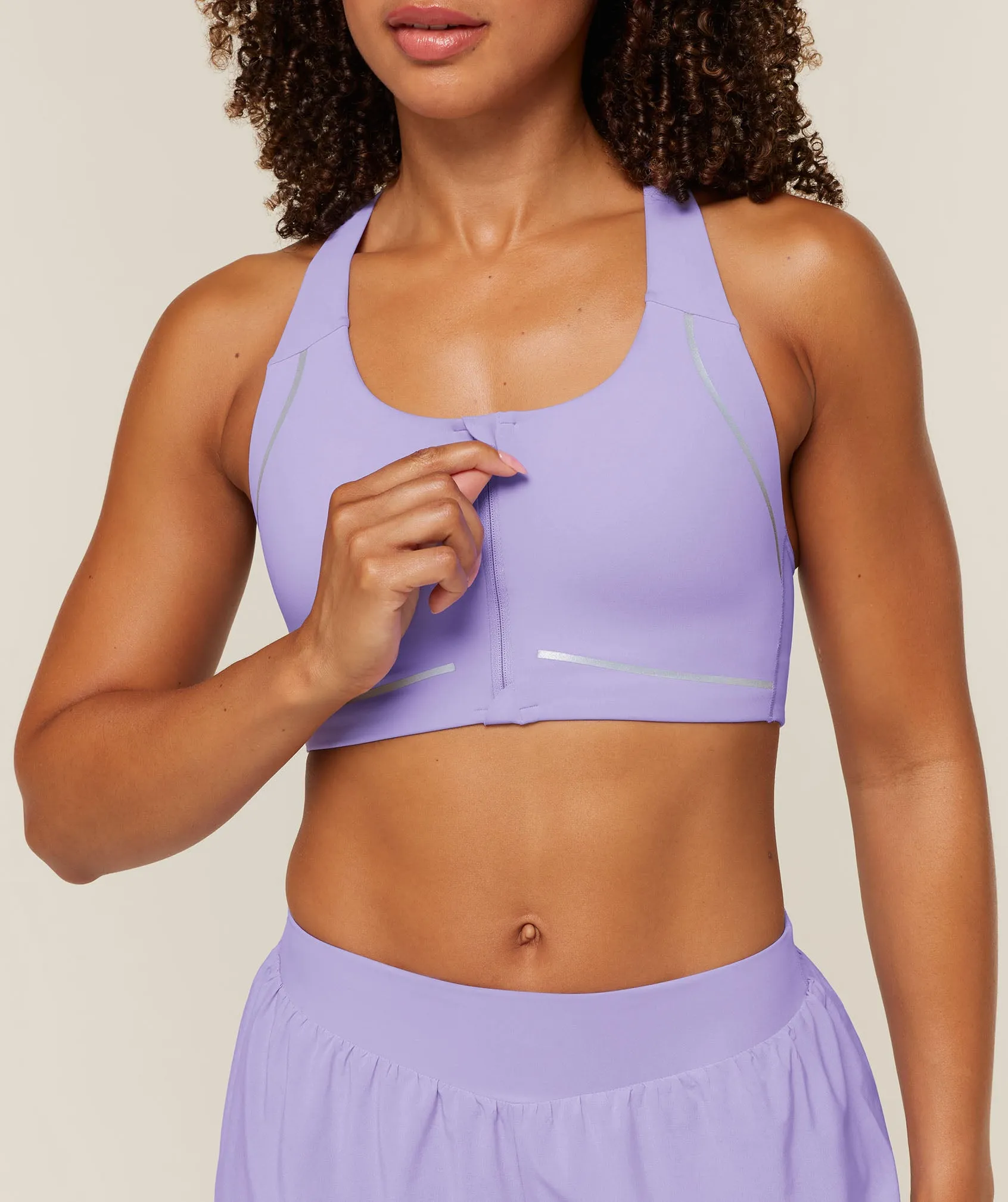 Gymshark Running Sports Bra - Pace Purple sold by Gymshark product image thumbnail 5