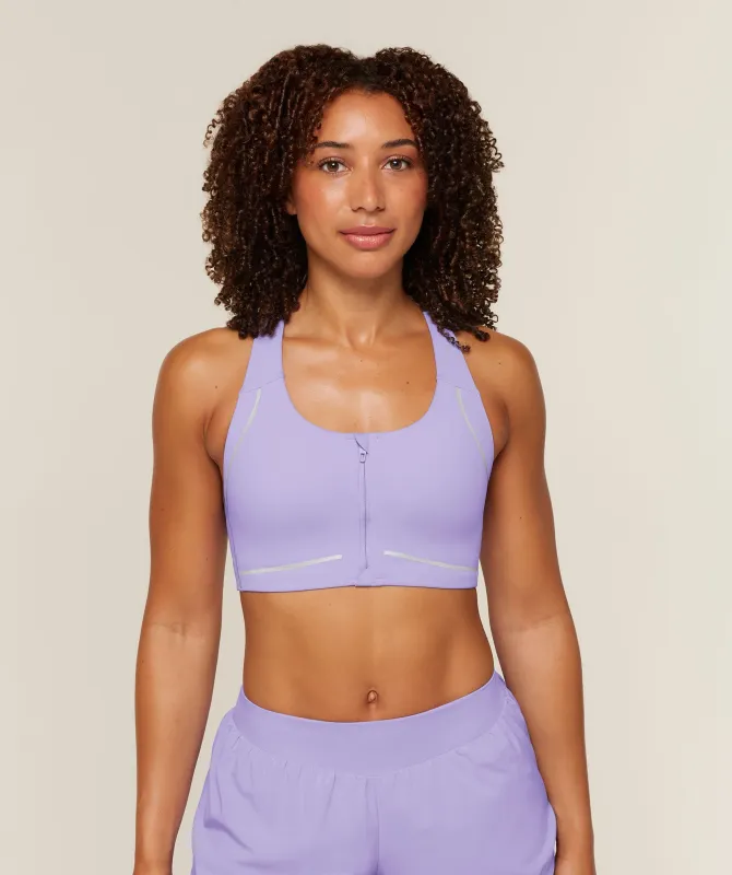 Gymshark Running Sports Bra - Pace Purple made by Gymshark