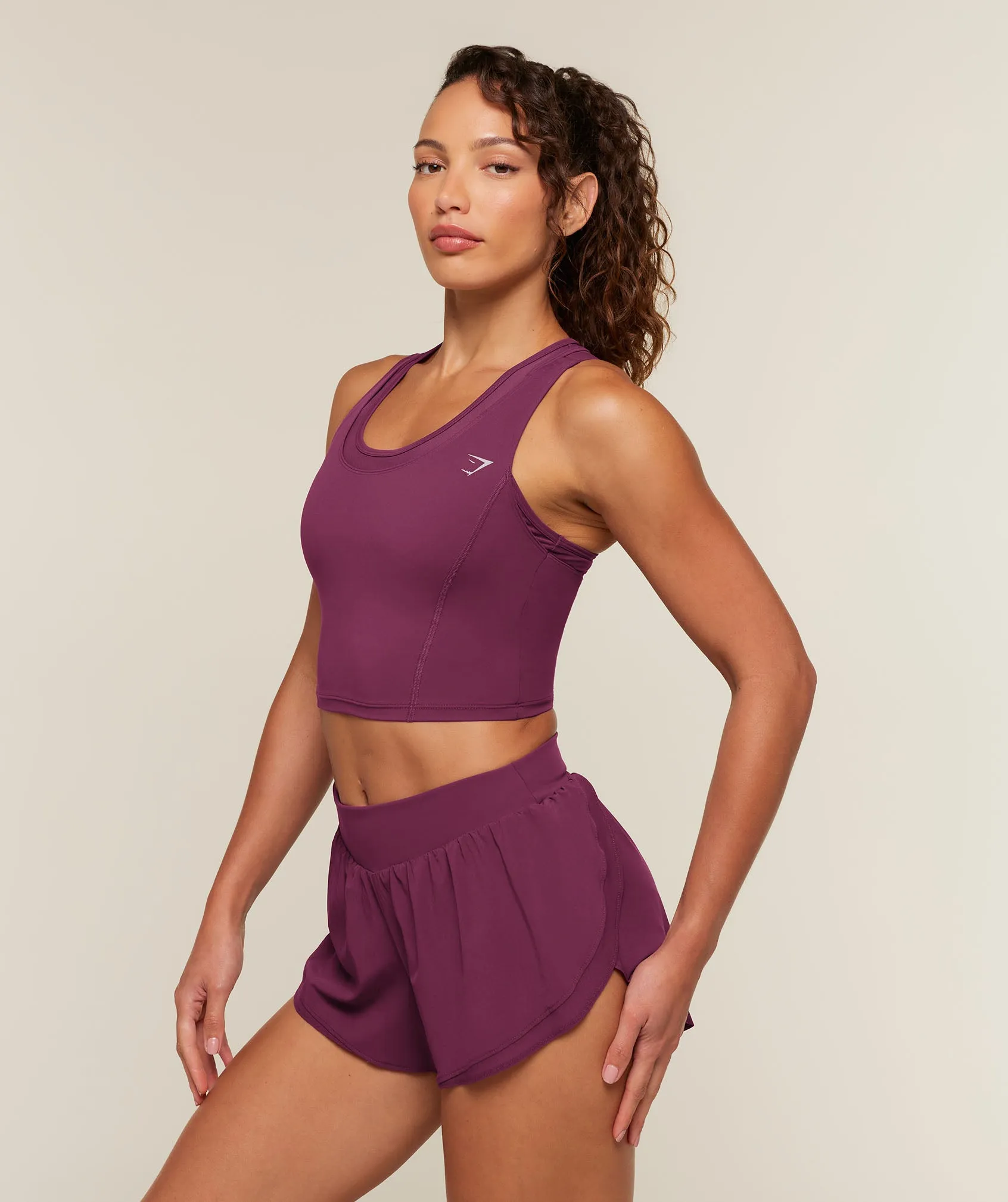 Gymshark Mesh Sleeveless Tank with Shelf - Strength Pink sold by Gymshark product image thumbnail 3