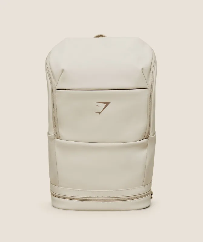 Gymshark Sleek Backpack - Chalk Beige made by Gymshark