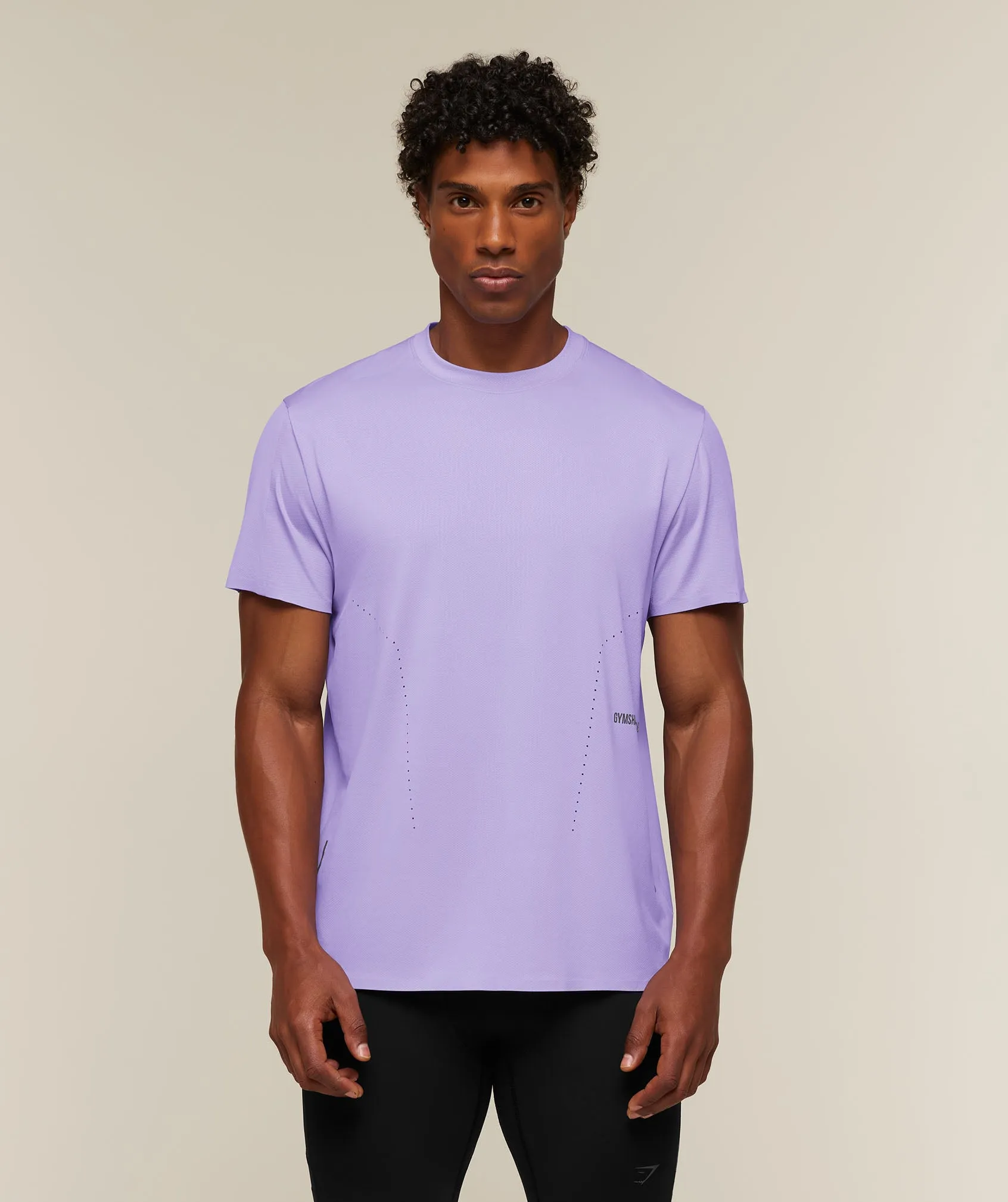 Gymshark Running Elite Reg Fit T-Shirt - Pace Purple sold by Gymshark