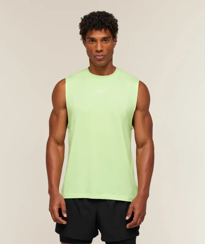 Gymshark Running Boxy Tank - Pace Green made by Gymshark