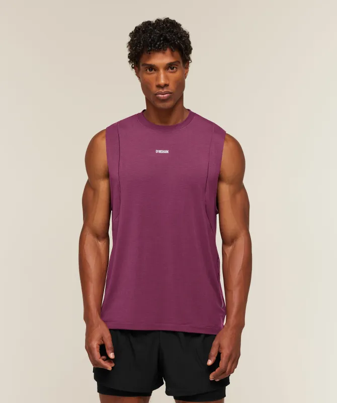 Gymshark Running Boxy Tank - Strength Pink made by Gymshark