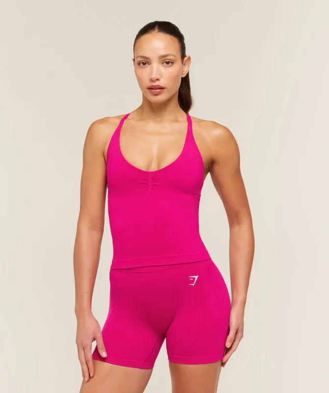 Gymshark Relay Tank with Shelf - Performance Pink made by Gymshark