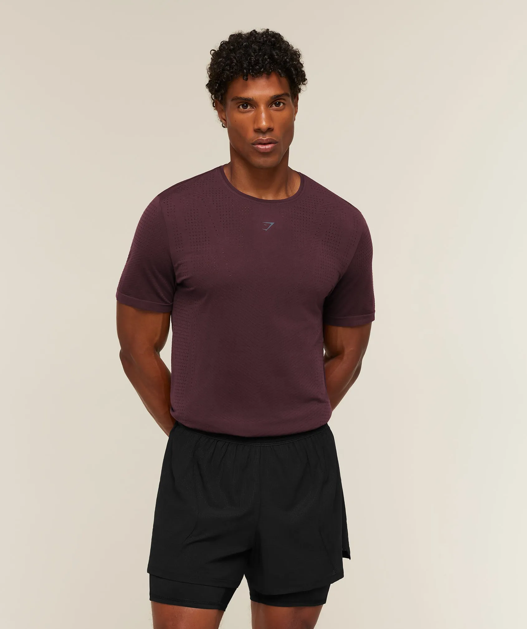 Gymshark Seamless Running T-Shirt - Cherry Purple sold by Gymshark product image thumbnail 5