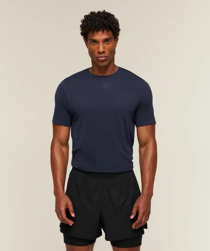 Gymshark Seamless Running T-Shirt - Heavy Blue made by Gymshark