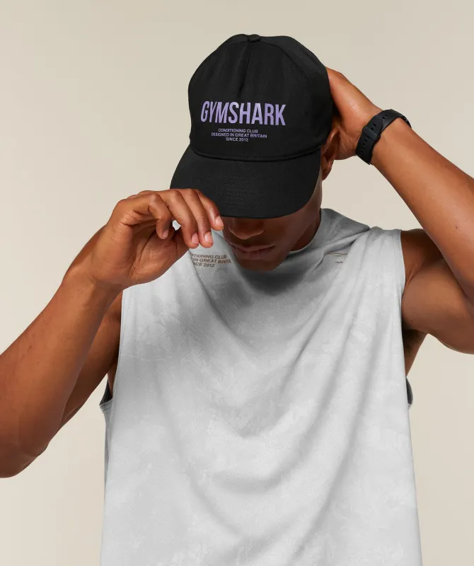 Gymshark Conditioning Club Cap - Black/Pace Purple made by Gymshark