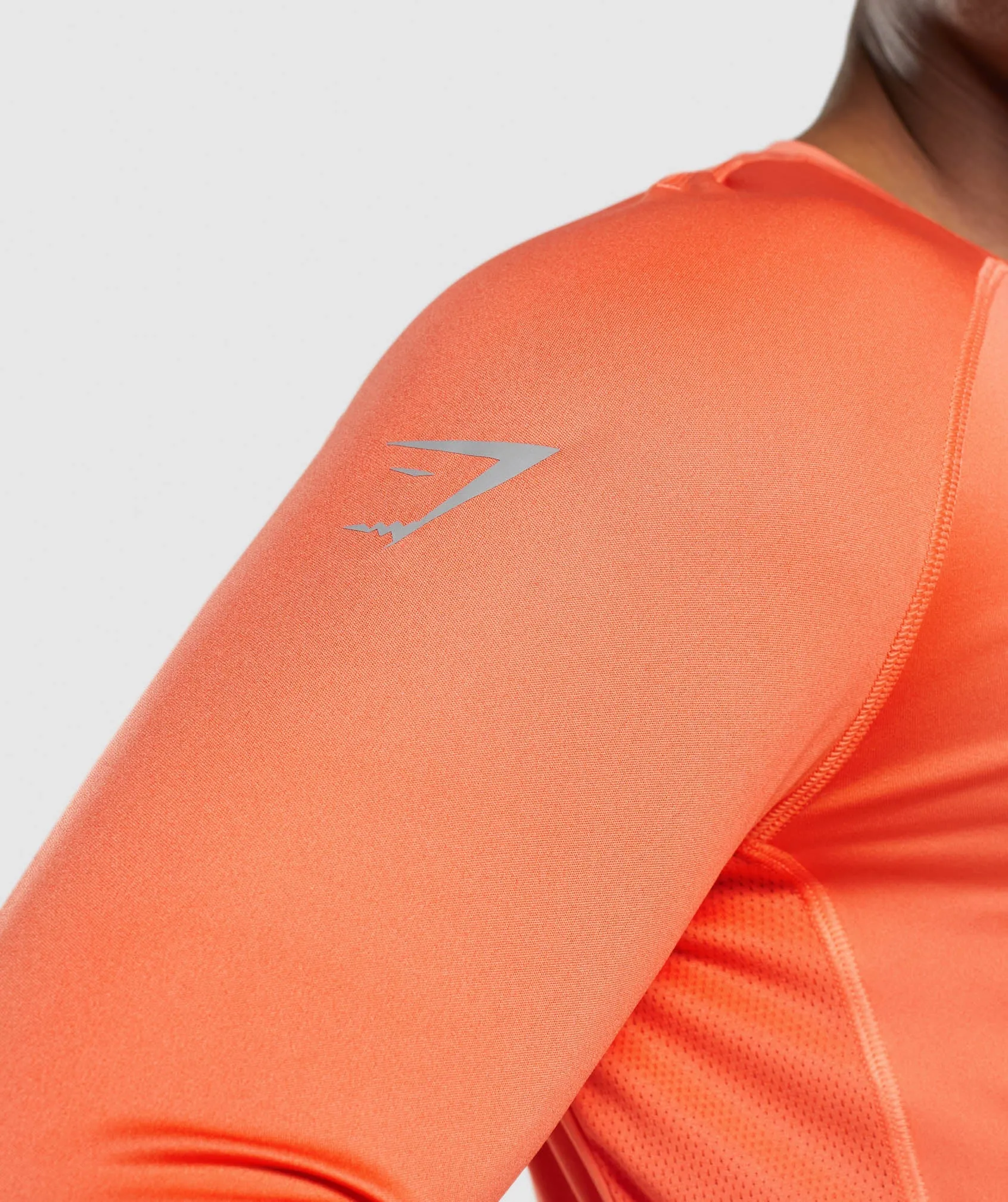 Gymshark Speed Long Sleeve T-Shirt - Papaya Orange sold by Gymshark product image thumbnail 5