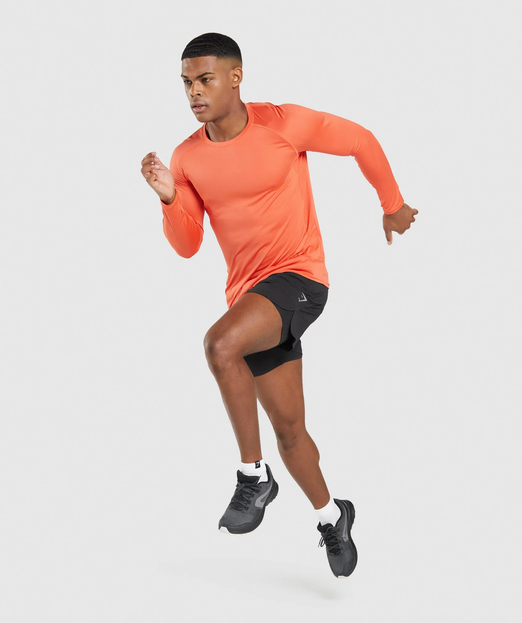 Gymshark Speed Long Sleeve T-Shirt - Papaya Orange sold by Gymshark product image thumbnail 4