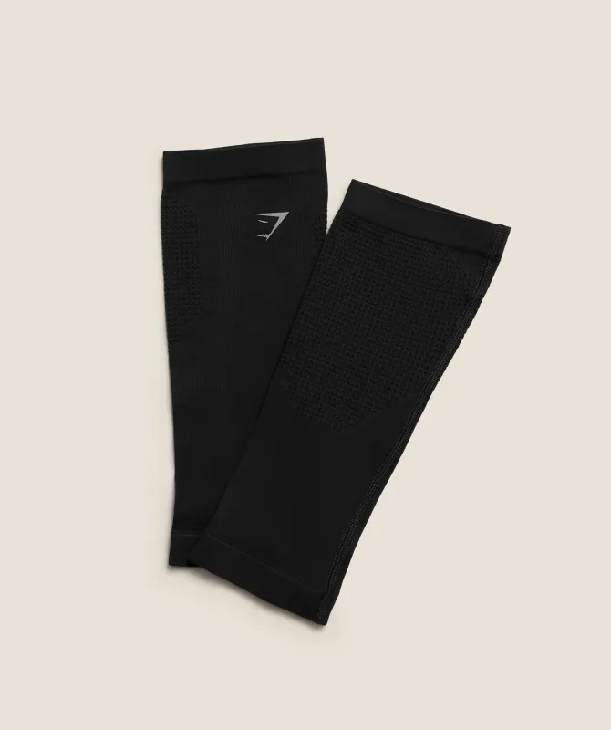 Gymshark Seamless Calf Sleeves - Black made by Gymshark