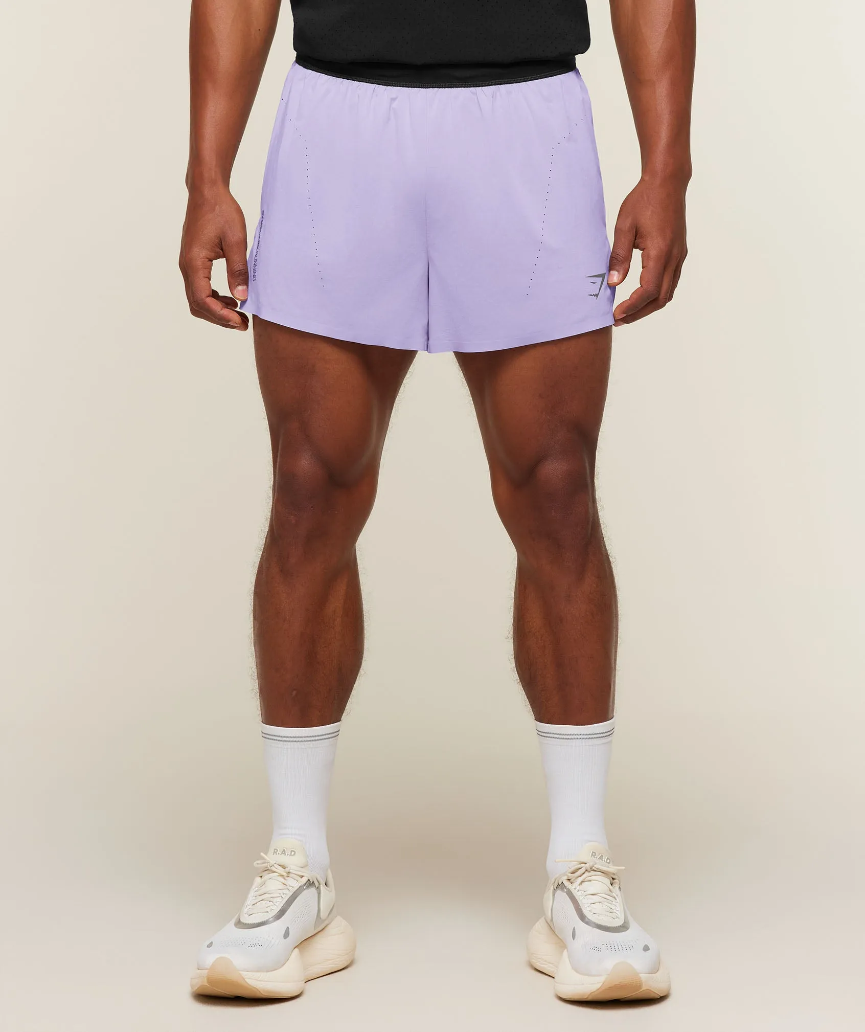 Gymshark Running Elite High Split Race Day Shorts - Pace Purple sold by Gymshark product image thumbnail 3