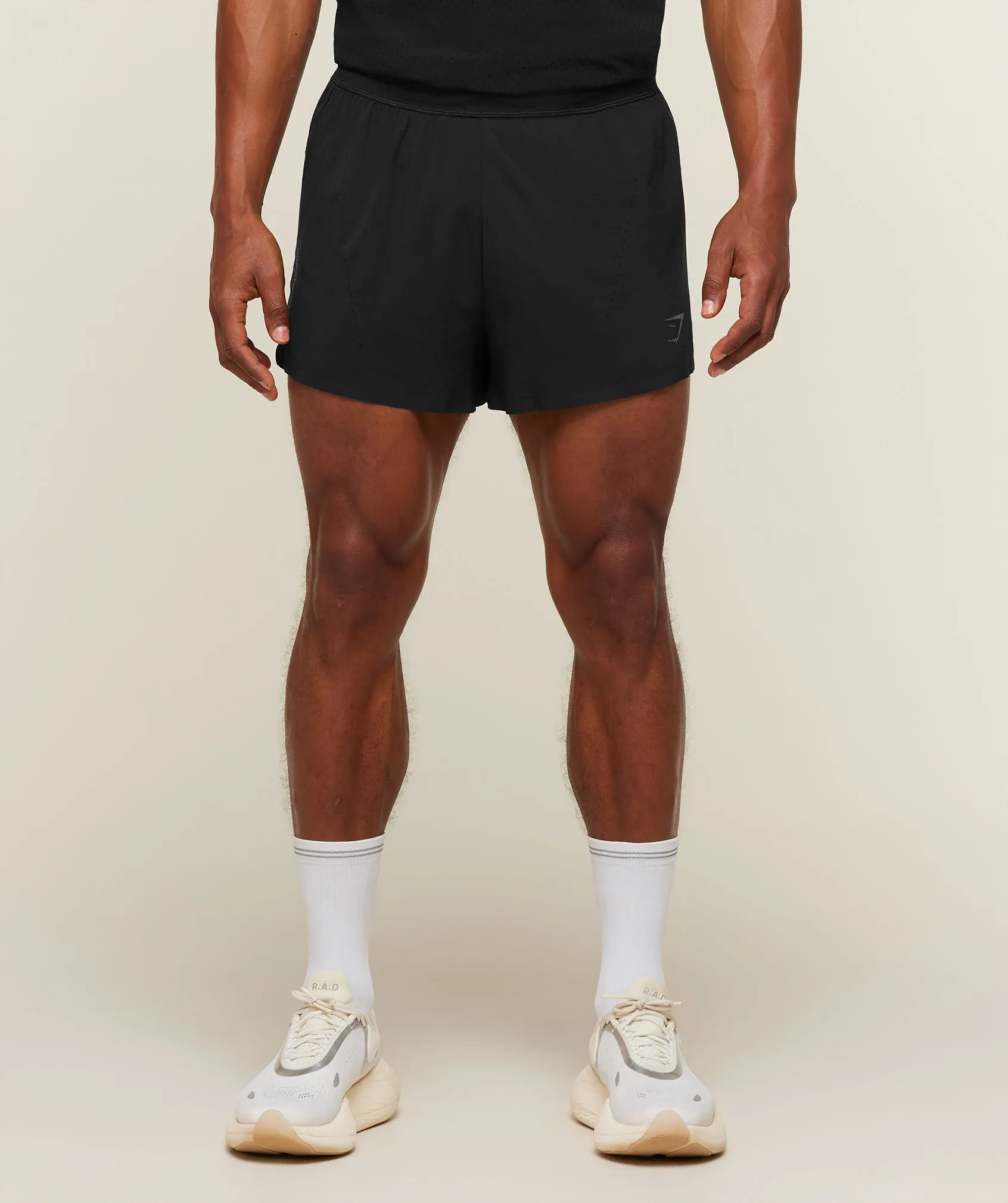 Gymshark Running Elite High Split Race Day Shorts - Black sold by Gymshark product image thumbnail 3