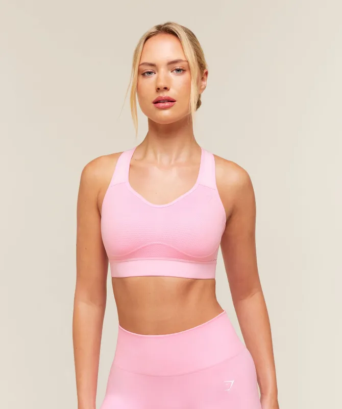 Gymshark Lightweight High Support Sports Bra - Poise Pink made by Gymshark