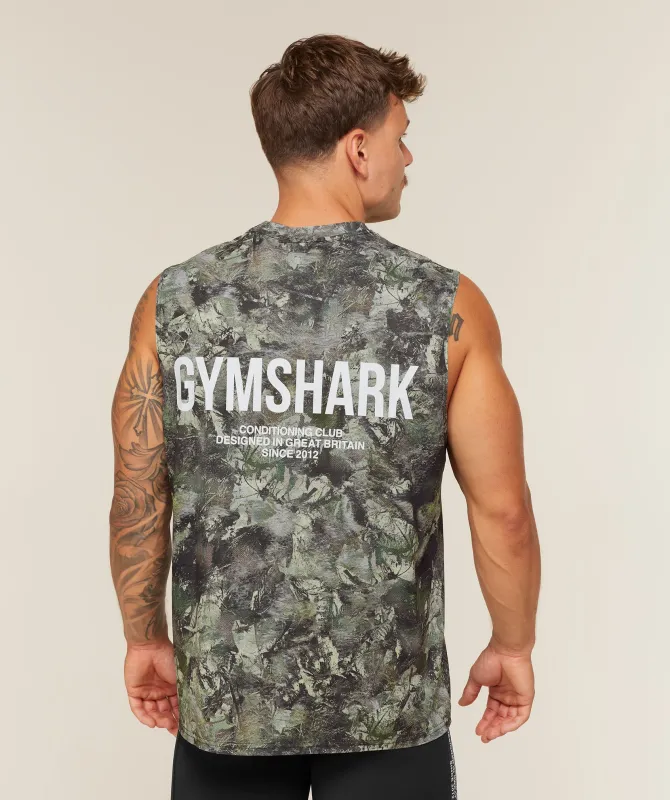 Gymshark Conditioning Club Washed Tank - Chalk Beige/White/Wash made by Gymshark