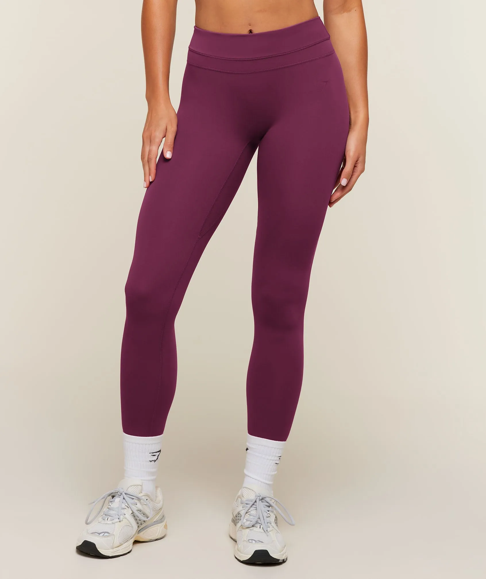 Gymshark Whitney Mid-Rise Leggings - Strength Pink sold by Gymshark