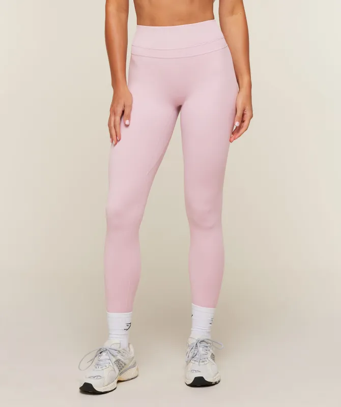 Gymshark Whitney High-Rise Regular Leggings - Haze Pink made by Gymshark