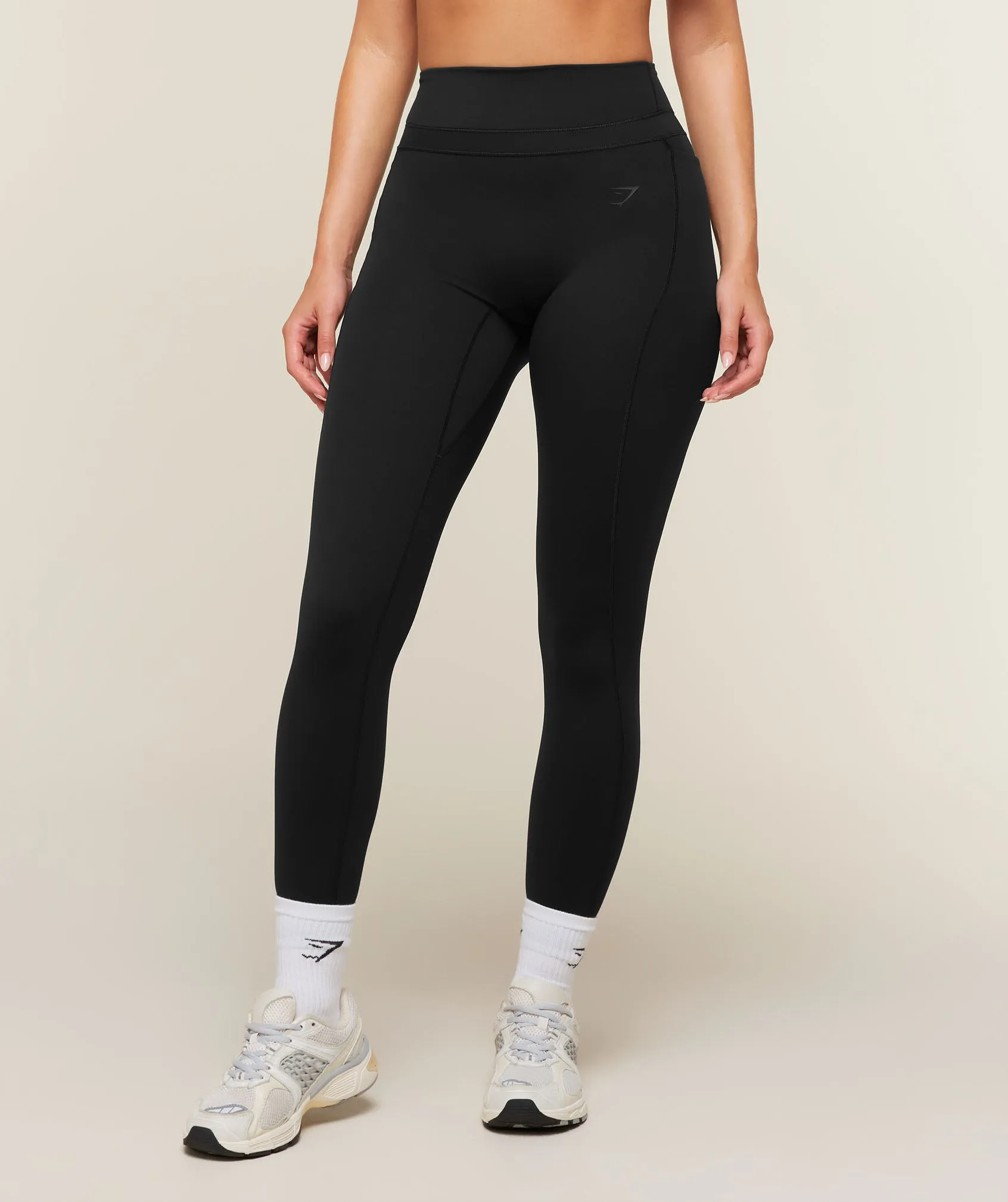Gymshark Whitney High-Rise Pocket Leggings - Black sold by Gymshark product image thumbnail 3